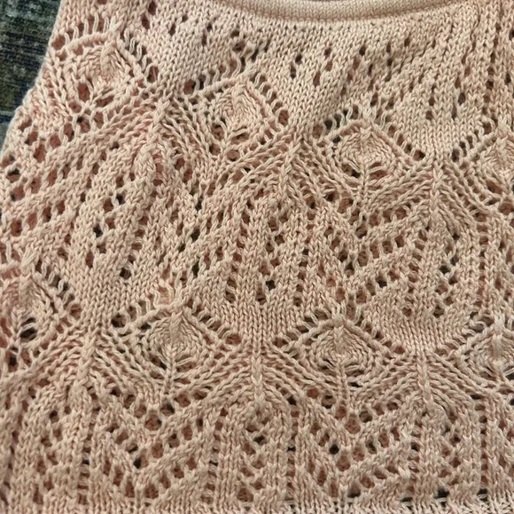 NWOT AE Cropped Crochet Tube Top - Picture 9 of 11